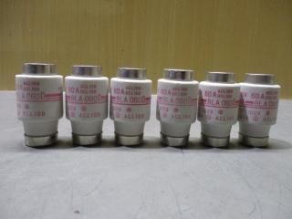  FUJI C-60 BLA060D Electric Cartridge Fuse 600V 60A 6