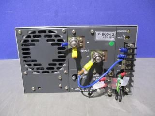  NEMIC LAMBDA POWER SUPPLY F-600-12 Ÿ 12V 50A 