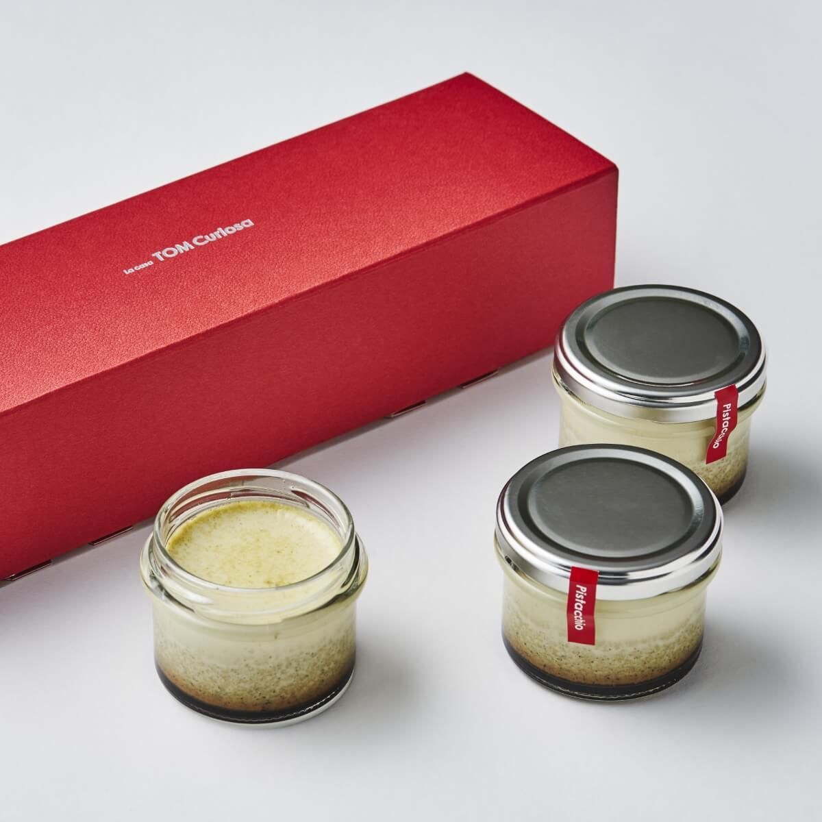 パンナコッタ1種〈ピスタチオ〉（全6個入） - 【Dolce TOM Curiosa