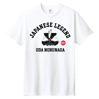 JAPANESE LEGEND<br>織田信長<br>コットンTシャツ<br>ホワイト
