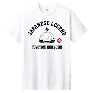 JAPANESE LEGEND<br>豊臣秀吉<br>コットンTシャツ<br>ホワイト
