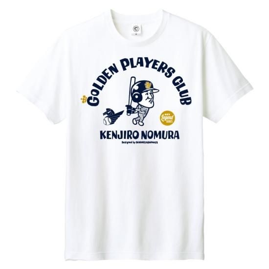キーレジェンド 古田敦也 名球会コラボ コットンTシャツ ホワイト
