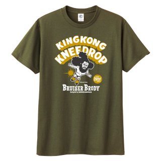 川田利明 デンジャラスK コットンTシャツ アーミーグリーン