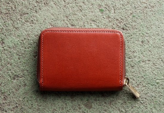 natural vegetable tan “Coin Case”（Red Brown）