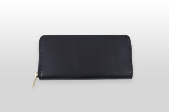 <img class='new_mark_img1' src='https://img.shop-pro.jp/img/new/icons1.gif' style='border:none;display:inline;margin:0px;padding:0px;width:auto;' />Natural vegetable tan “Roundzip Long Wallet”(Black)