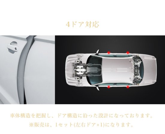 サイドドア イージークロージャー/イージークローザー (後付け) TOYOTA トヨタ ALPHARD/アルファード VELLFIRE/ヴェルファイア  40系 フロントドア用 オートロックシステム whiplink ウィップリンクス