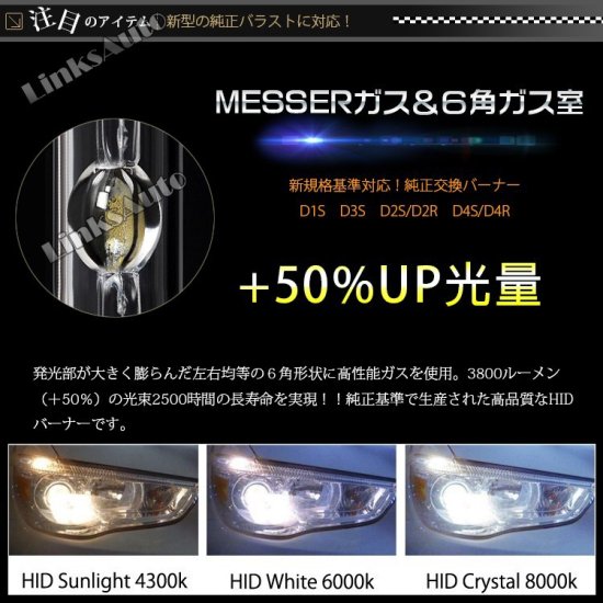 50%UP 純正交換用HIDバルブ 色選択可能 BMW