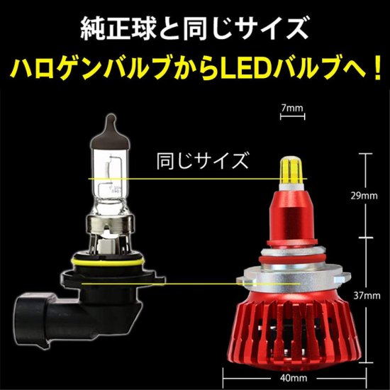 純正交換用 LEDバルブ 360度発光