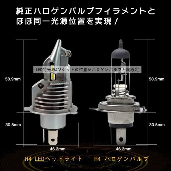 LEDヘッドライト LA-FI H4