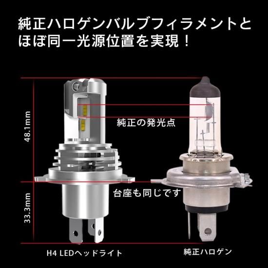 ライト ハロゲンランプからLEDバルブへ交換！