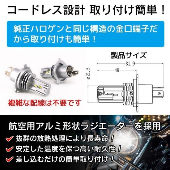 LEDヘッドライト H4 M4