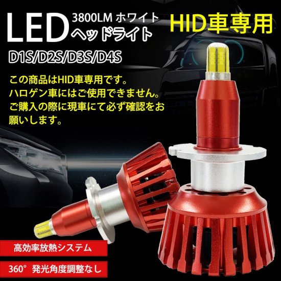 LED ヘッドライト　純正HIDランプをLED化へ