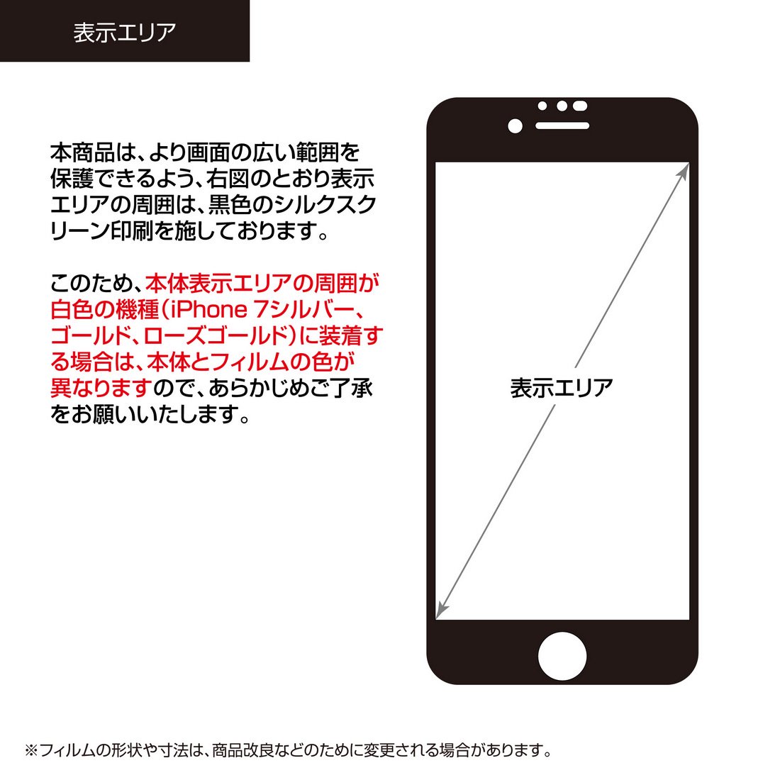 iPhone7 8用保護フィルム