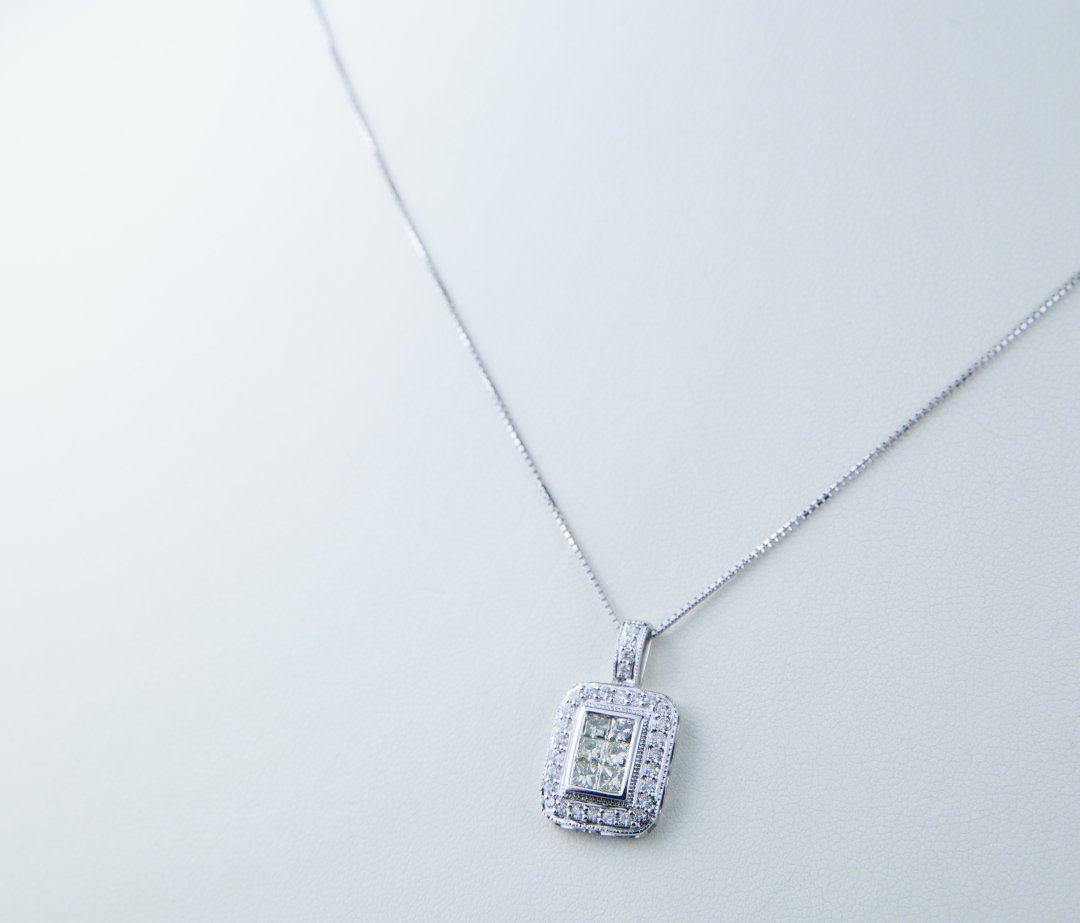 65番 0.75ｃｔ 本物 DIA K18WG ホワイトゴールド ダイヤ ダイヤモンド