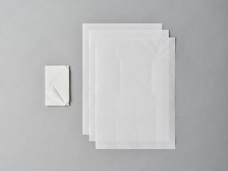 ORU-KOTO
折形見本帳１種・折り線付き和紙３枚セット
胡麻塩包み　熨斗付き