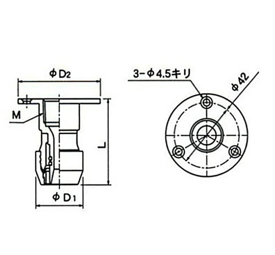 ブリヂストン プッシュマスター 床立上げ用アダプター NAF13J6 アウトレット品 ※北海道、沖縄、離島発送不可 Ｅイ1-6 -  建材・電材販売・デンケンカン