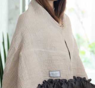 ENSHU linen frill cape󽣥ͥ ե륱ס