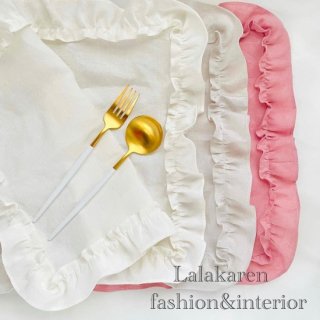 ENSHU-LINEN  frill napkin 󽣥ͥեʥץ3