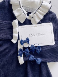 navy ribbon set ͥӡܥ󥻥åȡ4ܥå