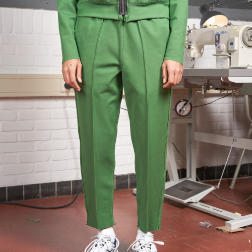 TRACK PANTS green