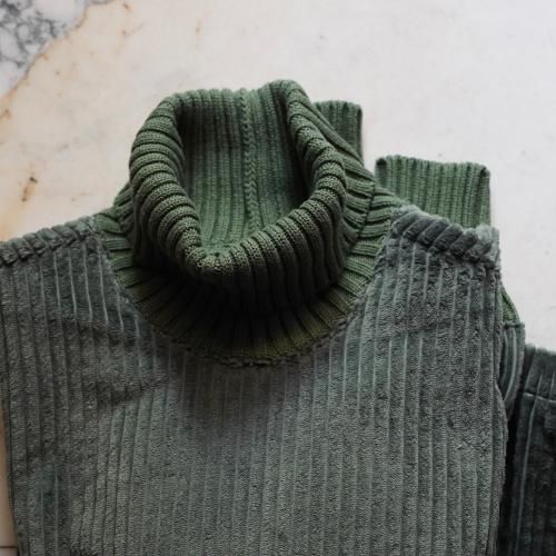CORDUROY RIB PULLOVER