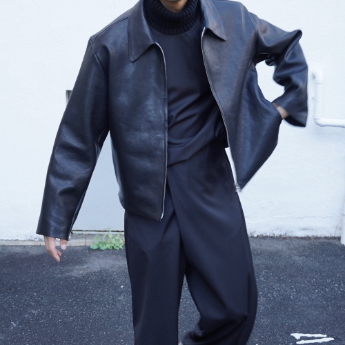 LEATHER POCKET JACKET