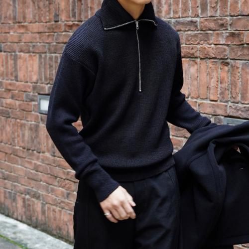 HALF ZIP SWEATER 