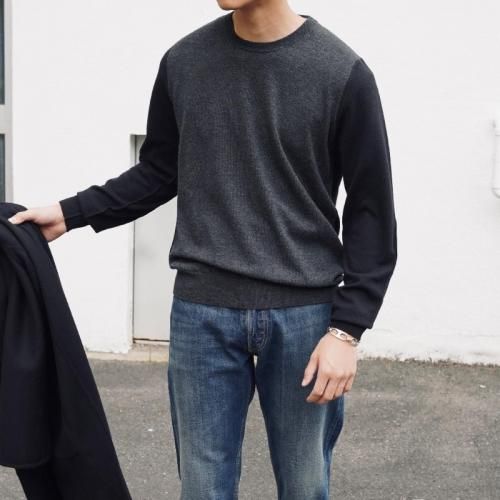 CREW NECk KNIT