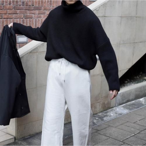 DRAPING H/N PULLOVER 