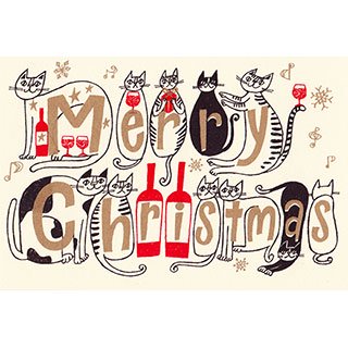 クリスマスカード【今年もがんばったみんなに、メリークリスマス！】* おかべてつろう