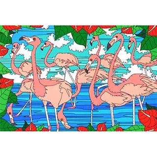 ポストカード【flamingo】* seri