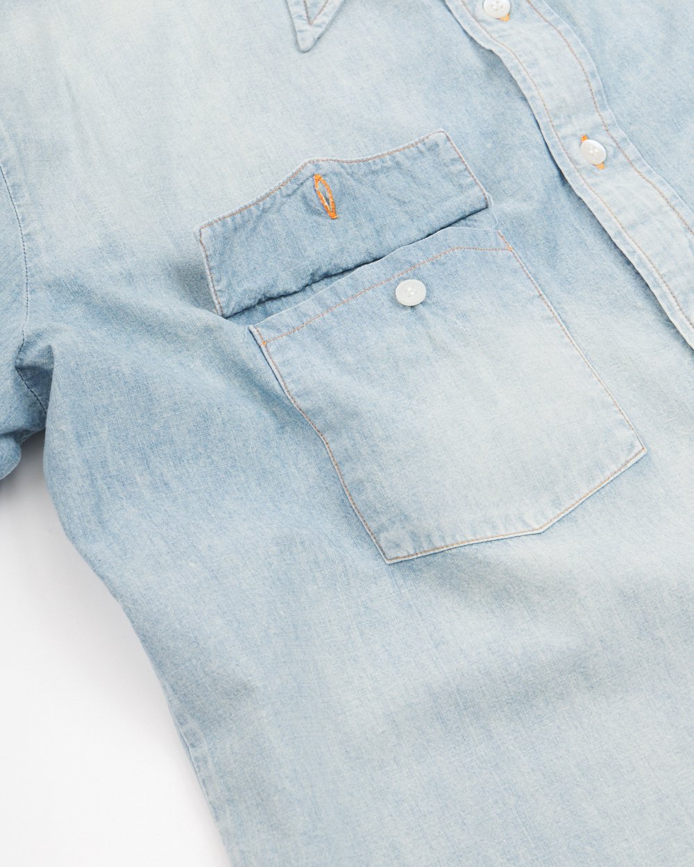 W/W SHIRTS CHAMBRAY 'USED' - bag'n'noun necessary or unnecessary バッグンナウン  ネセサリーオアアンネセサリー