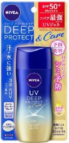 UVケア。【ニベアＵＶ・ディープ プロテクト＆ケア ジェル】(80g 