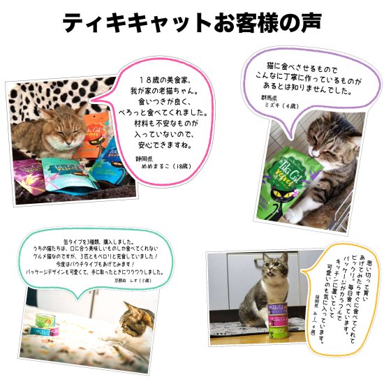 ティキキャット 猫缶 人気9種アソート（80g × 9缶）ルウア・アフターダーク │【公式】エーアシスト ONLINE STORE