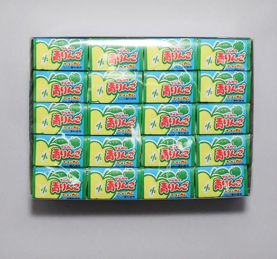フーセンガム青りんご55個入＋当り分5個 - 千田商店｜駄菓子
