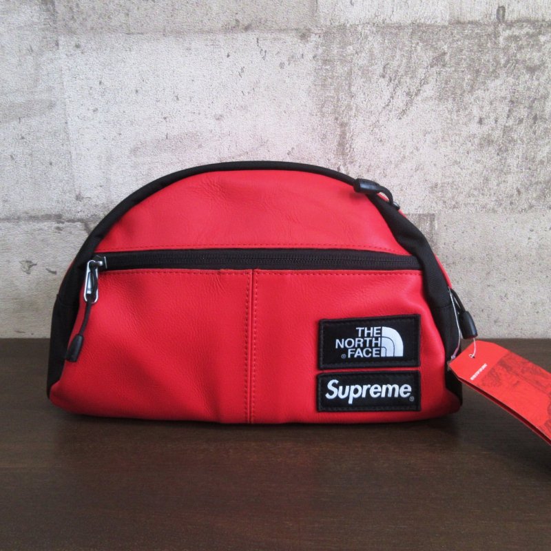 SUPREME × TNF 17AW Leather Roo � Lumber Pack