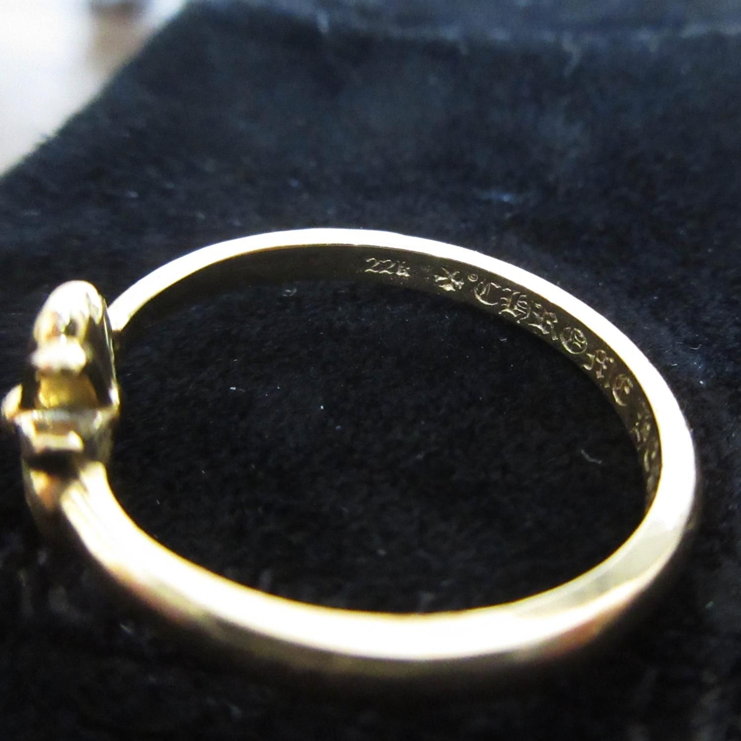 CHROME HEARTS 22K BBBLGM CH PLS バブルガムCHプラスリング 11