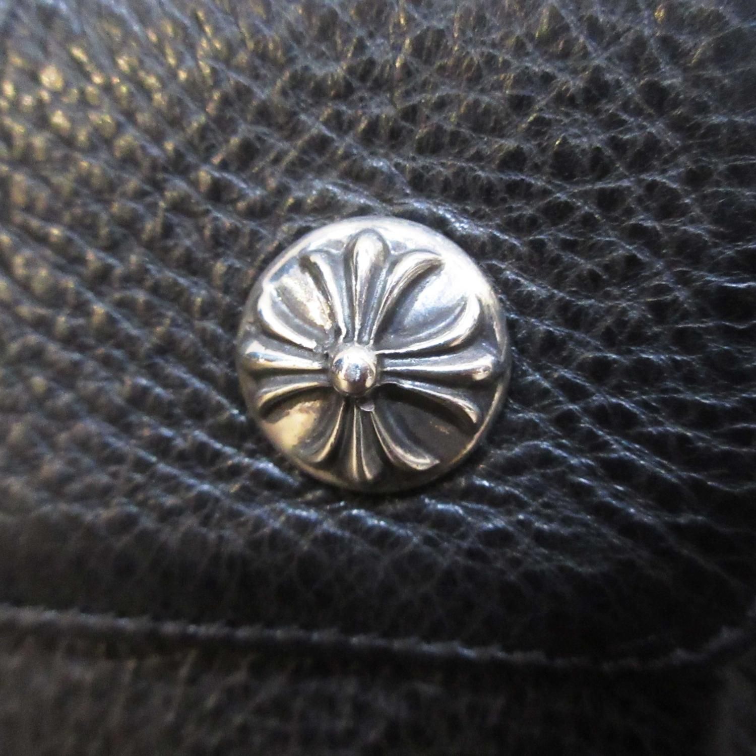 クロスボールウォレット クロスボールボタンレザーウォレット財布 | Chrome Hearts