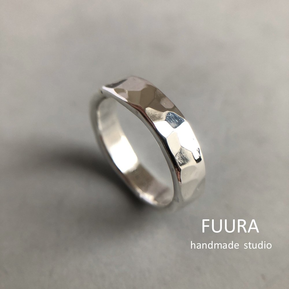 silver ring 4mm / シルバーリング 4mm - 一点ものおしゃれリング 普段