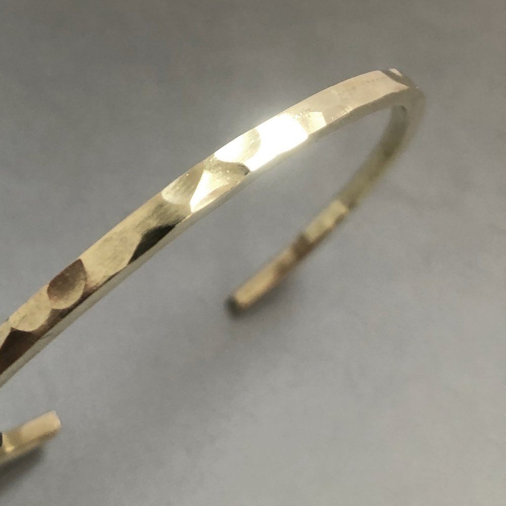 brass bangle 2.5mm / 真鍮バングル 2.5mm - FUURA handmade studio