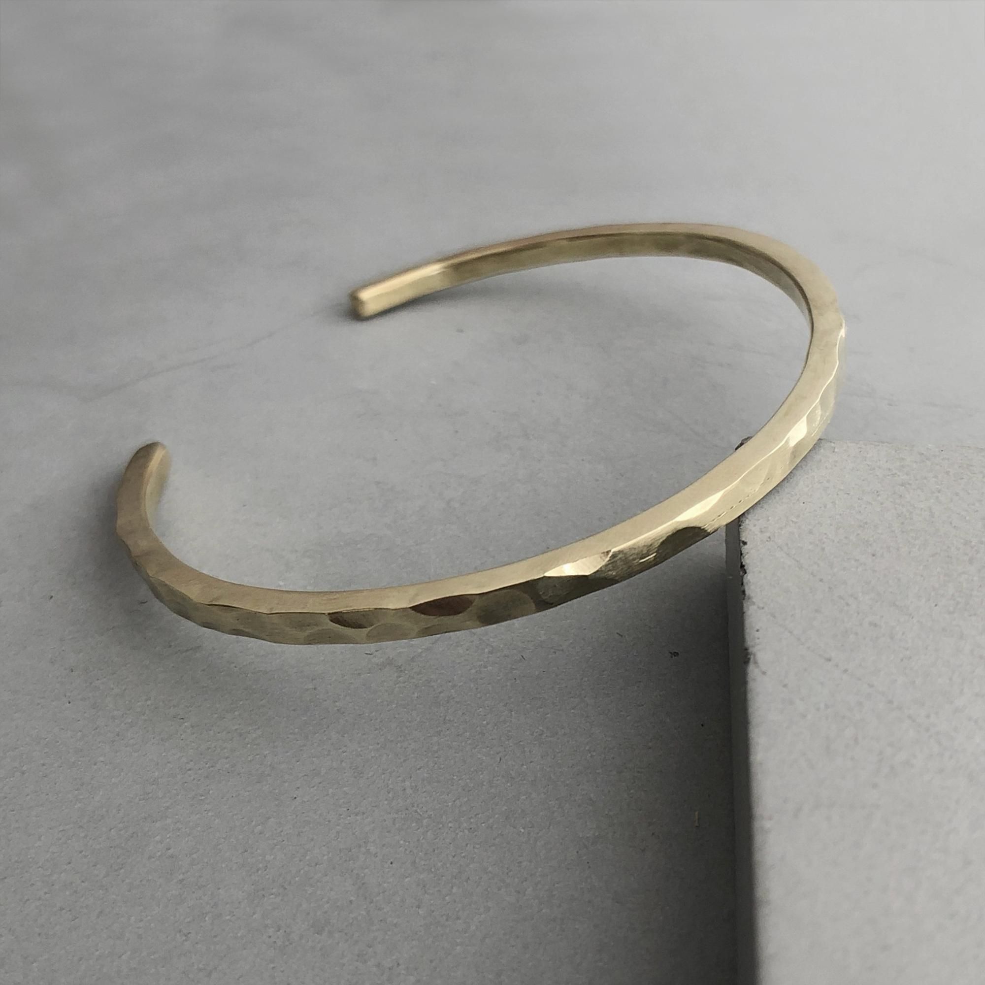 brass bangle 2.5mm / 真鍮バングル 2.5mm - FUURA handmade studio