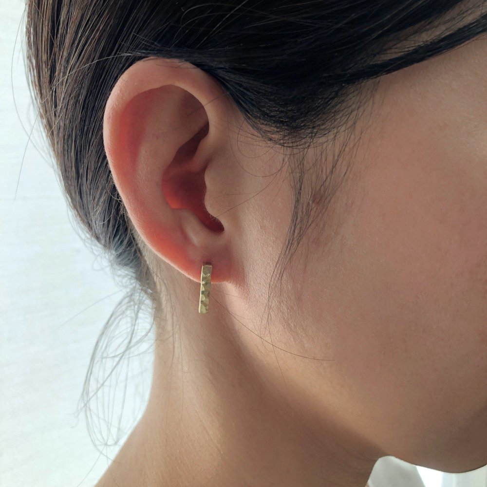 brass pierce koeda mini / 真鍮ピアス 小枝 ミニ - FUURA handmade studio