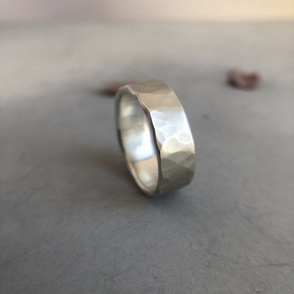 silver ring 7mm mat / シルバーリング 7mm マット - FUURA handmade studio