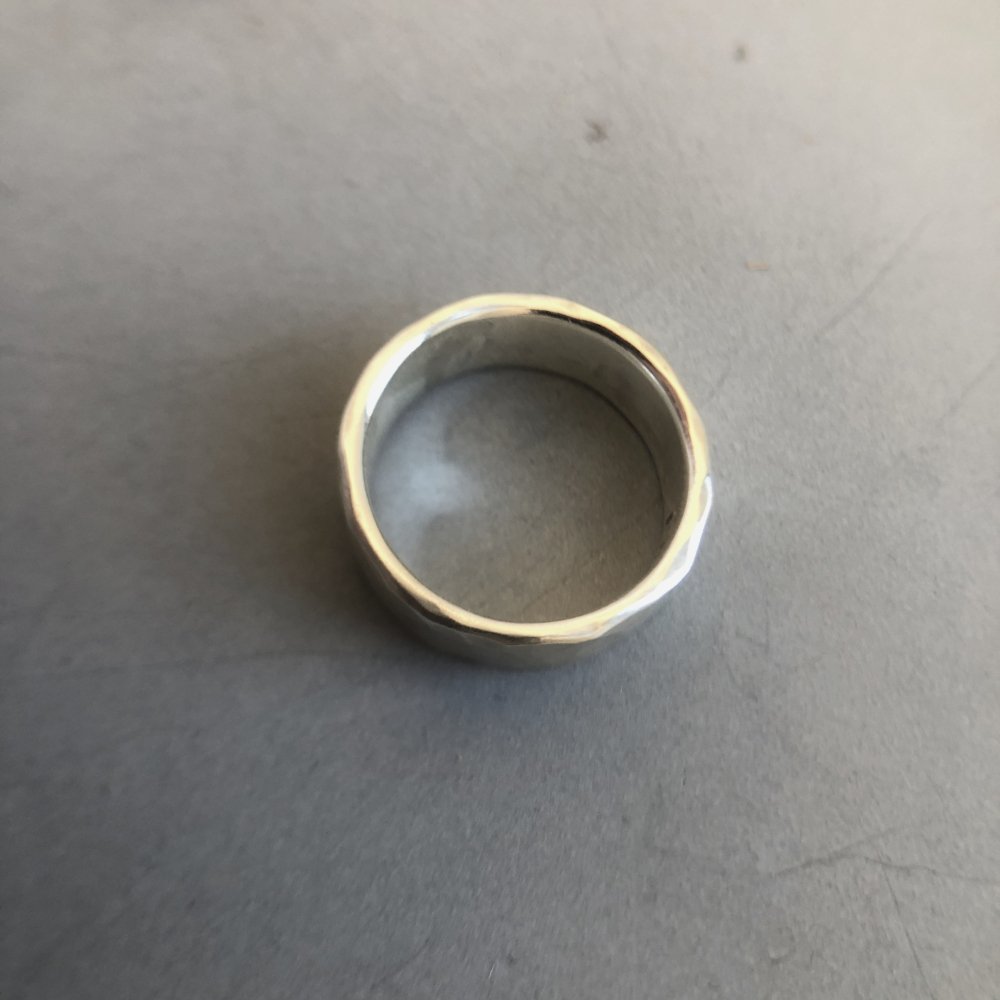 silver ring 7mm mat / シルバーリング 7mm マット - FUURA handmade studio