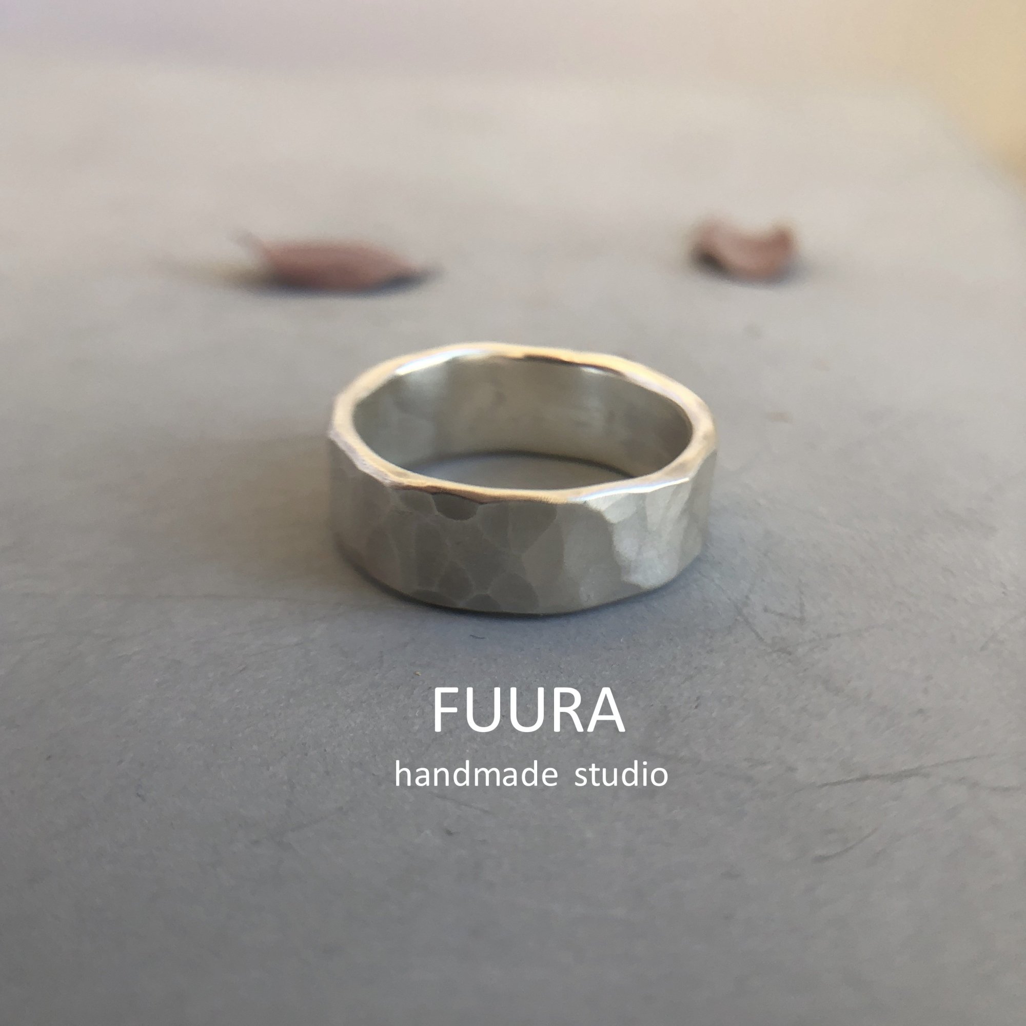 silver ring 7mm mat / シルバーリング 7mm マット - FUURA handmade