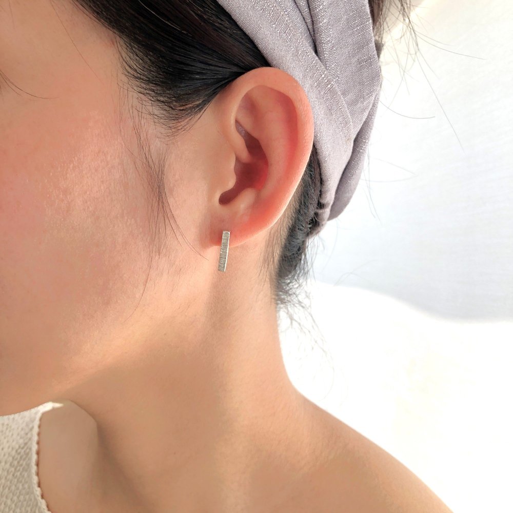 sou pierce silver /シルバーピアス ソウ - FUURA handmade studio