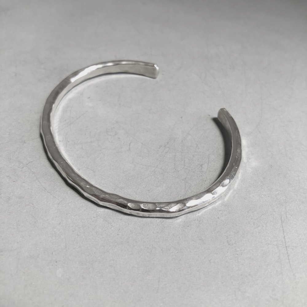 silver bangle 4mm round bar type / シルバーバングル 4mm 丸棒タイプ - FUURA handmade  studio
