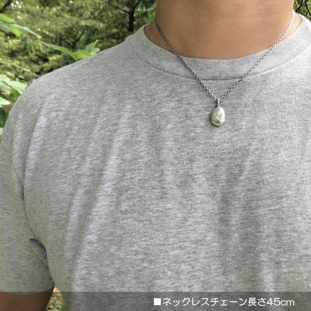 melt necklace silver L size / メルトネックレス シルバー Lサイズ - FUURA handmade studio