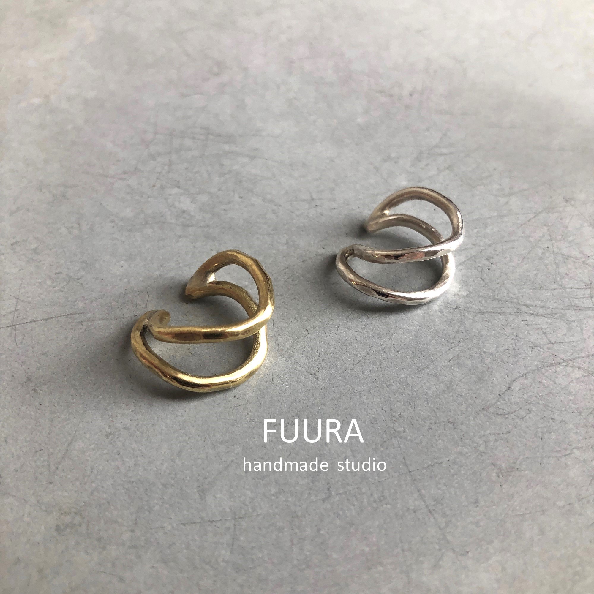 double ear cuff / 2連イヤーカフ - FUURA handmade studio