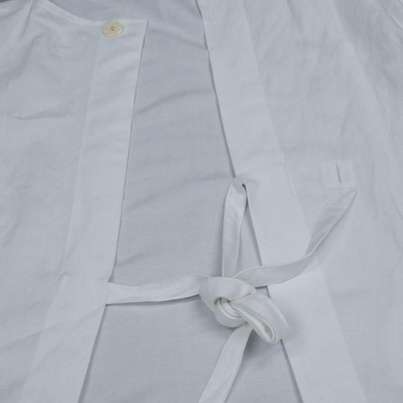 【試着のみ】&cocochi 割烹着　エプロン No.5（shiro）割烹着【送料無料】【＆cocochi】 - 錢屋商店